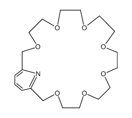 3,6,9,12,15,18,21-heptaoxa-27-azabicyclo[21.3.1]heptacosa-1(27),23,25-triene结构式