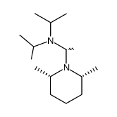 diisopropylamine-cis-2,6-dimethyl-N-piperidylmethylidene Structure