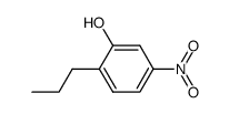 5-nitro-2-n-propylphenol Structure