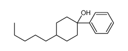 4-pentyl-1-phenylcyclohexan-1-ol Structure