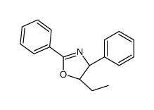 (4S,5S)-5-ethyl-2,4-diphenyl-4,5-dihydro-1,3-oxazole结构式