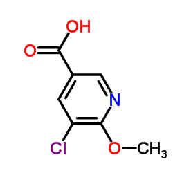 3-Chloro-5-carboxy-2-methoxypyridine Structure