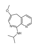 6-methoxy-N-propan-2-yl-5H-pyrido[2,3-c]azepin-9-amine Structure