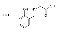 2-[(2-hydroxyphenyl)methylamino]acetic acid,hydrochloride Structure