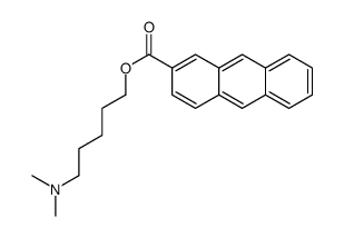 5-(dimethylamino)pentyl anthracene-2-carboxylate结构式