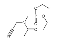 N-(cyanomethyl)-N-(diethoxyphosphorylmethyl)acetamide结构式