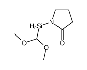 1-(dimethoxymethylsilyl)pyrrolidin-2-one Structure