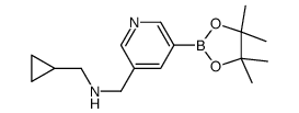 N-(环丙基甲基)-5-(4,4,5,5-四甲基-1,3,2-二噁硼烷-2-基)-3-吡啶甲胺结构式