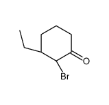 (2S,3R)-2-bromo-3-ethylcyclohexan-1-one结构式