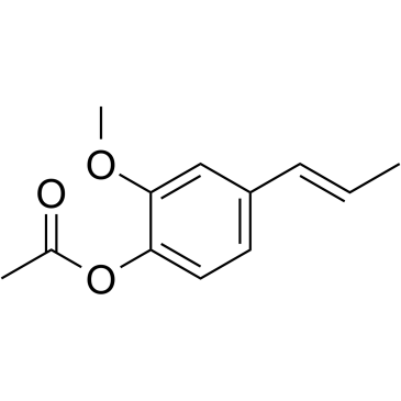 乙酰基异丁香酚结构式