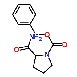 Benzyl 2-carbamoyl-1-pyrrolidinecarboxylate structure