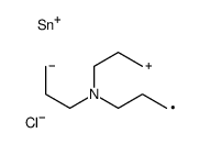 5-氯-1-氮杂-5-锡杂-二环[3.3.3]十一烷结构式