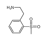 2-(2-methylsulfonylphenyl)ethanamine Structure
