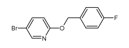 5-bromo-2-(4-fluoro-benzyloxy)-pyridine结构式