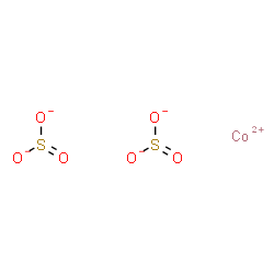 cobalt(2+) dihydrogen disulphite结构式