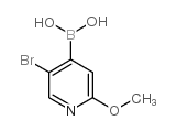 5-Bromo-2-methoxypyridine-4-boronic acid Structure