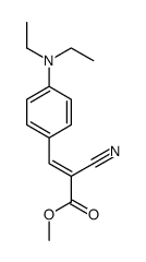methyl 2-cyano-3-[4-(diethylamino)phenyl]prop-2-enoate结构式