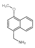 4-METHOXYNAPHTHALEN-1-YLMETHYLAMINE structure