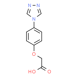 [4-(4H-1,2,4-Triazol-4-yl)phenoxy]acetic acid Structure
