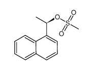(R)-1-(naphthalen-1-yl)ethyl methanesulfonate结构式