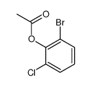 (2-bromo-6-chlorophenyl) acetate Structure