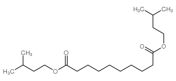bis(3-methylbutyl) sebacate结构式