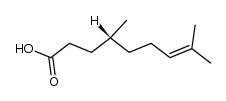 (R)-4,8-dimethyl-7-nonenoic acid结构式