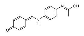 N-[4-[(4-oxocyclohexa-2,5-dien-1-ylidene)methylamino]phenyl]acetamide Structure