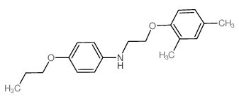 N-[2-(2,4-Dimethylphenoxy)ethyl]-4-propoxyaniline结构式