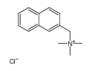 trimethyl(naphthalen-2-ylmethyl)azanium,chloride结构式