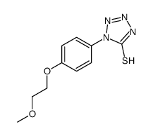 1-[4-(2-methoxyethoxy)phenyl]-2H-tetrazole-5-thione结构式