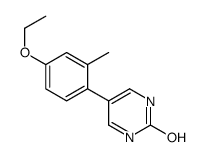 5-(4-ethoxy-2-methylphenyl)-1H-pyrimidin-2-one Structure