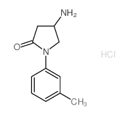 4-amino-1-(3-methylphenyl)pyrrolidin-2-one(SALTDATA: HCl) Structure