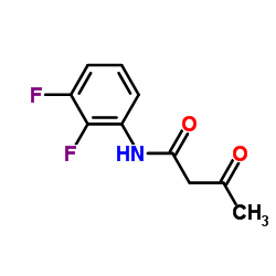 N-(2,3-二氟苯基)-3-氧代丁酰胺结构式