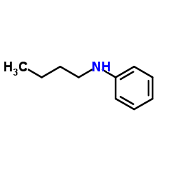 N-丁基苯胺结构式
