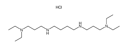 N1,N1,N12,N12-tetraethylspermine tetrahydrochloride Structure