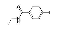 N-ethyl-4-iodobenzamide结构式
