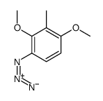 1-azido-2,4-dimethoxy-3-methylbenzene Structure