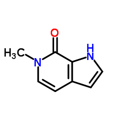 6-甲基-1H-吡咯并[2,3-c]吡啶-7(6H)-酮结构式