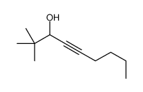 2,2-dimethylnon-4-yn-3-ol Structure