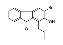 1-Allyl-3-bromo-2-hydroxy-9H-fluoren-9-one结构式