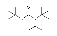 1,3-di-tert-butyl-1-isopropylurea结构式