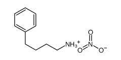 4-phenylbutylazanium,nitrate Structure