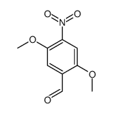 2,5-Dimethoxy-4-nitrobenzaldehyde structure
