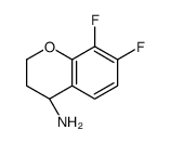 (S)-7,8-二氟苯并二氢吡喃-4-胺结构式