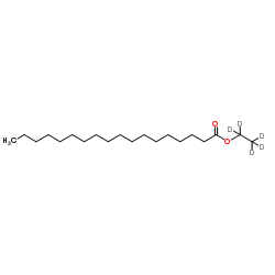 硬脂酸乙酯-d5结构式