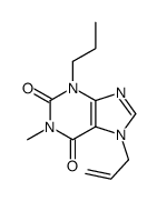 1-methyl-7-prop-2-enyl-3-propylpurine-2,6-dione Structure