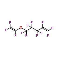 1,1,2,3,3,4,4,5,5-nonafluoro-5-(1,2,2-trifluoroethenoxy)pent-1-ene结构式