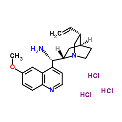 (8α,9S)-6'-甲氧基辛可宁-9-胺三盐酸盐结构式