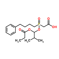rac-Des(4-cyclohexyl-L-proline) Fosinopril Acetic Acid structure